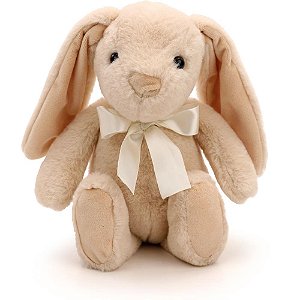 Coelhos de Pascoa Pelucia MARROM/BR C/ORELHA GR