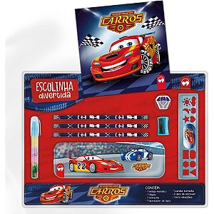 Livro de Atividades KIT Escolinha Carros C/ESTOJO