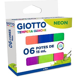Tinta Guache 015ML Giotto 6 Cores Neon