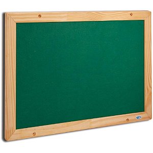 Quadro Aviso Moldura Madeira Feltro sem Cortica 120X090CM (7896774011310)