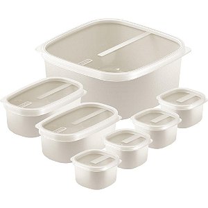 Pote Plastico Jogo MIX Color 7PCS Algodao