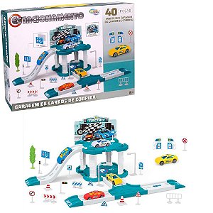 Pista ESTAC. Carros Corrida 40 Pecas