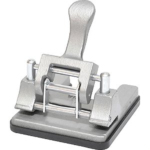 Perfurador de Papel Ferro Fundido P/ 30 FLS. Cinza
