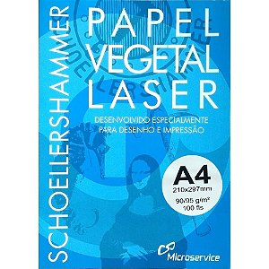 Papel Vegetal A4 90/95G 210X297MM PCT.C/100
