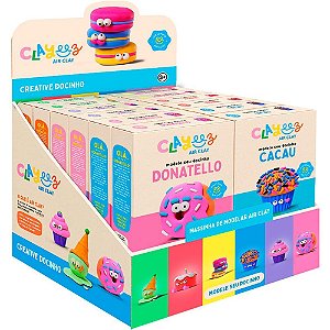 Massa para Modelar Criativa Clayeez Creative Doces 38G (S) DP.C/12