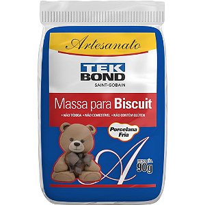 Massa de Porcelana Fria Biscuit 90G Azul CX.C/06