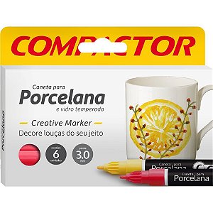 Marcador de Porcelana Creative Vermelho CX.C/06