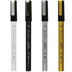 Marcador Artistico TRIS Vibes Acrilico 4 Cores POTE-24