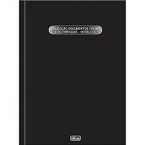 Livro Registro Documento Fiscal 50F.218X319MM PCT.C/10