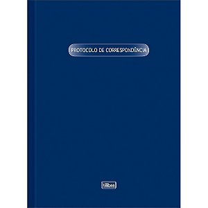 Livro Protocolo Correspond. 1/4 50 Folhas 153X216MM PCT.C/10