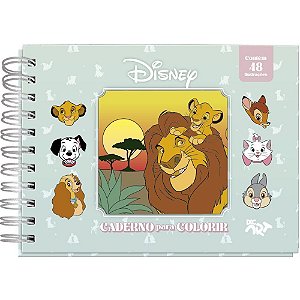 Livro de Colorir Disney Classics 48F C/ADESIVOS