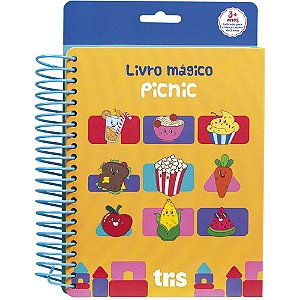 Livro de Atividades TRIS TOY PIC NIC C/ADES/AQUAR.