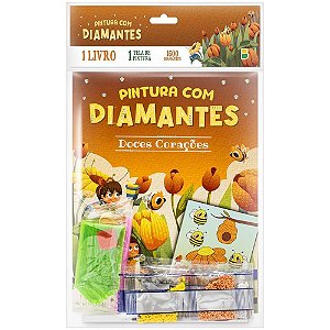Livro de Colorir Pintura C/DIAMANTES Doces Cora