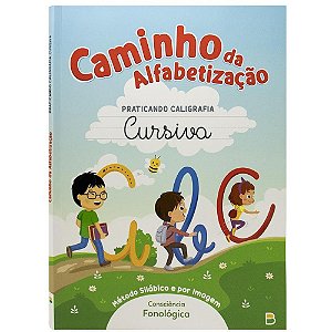 Livro Cartilha Caminho da ALFABETI.CURSIV.96P