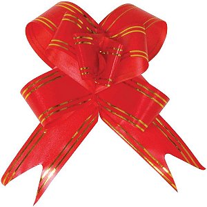 Laco Pronto Decorado 18MMX34CM Verm.fio Dourado PCT/120