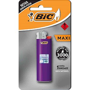 Isqueiro Descartavel BIC Maxi a GAS CX.C/36 Blister Caixa