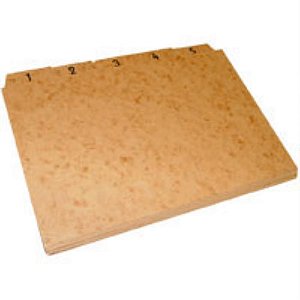Indice para Fichario 1 a 31 6X9 Cartao KRAFT Jogo