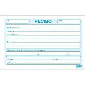 Impresso Recibo Comercial sem Canhoto 50F PQ PCT.C/20