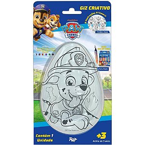 Giz de Cera Fino Patrulha Canina GIZ Criativo