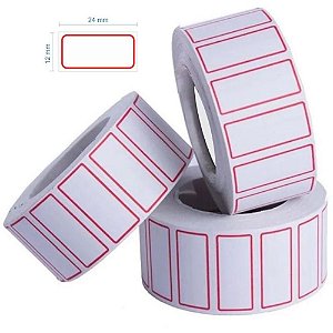 Etiqueta para Preco Pico MX14R 24X12MM C/1000 ETIQ PCT.C/10