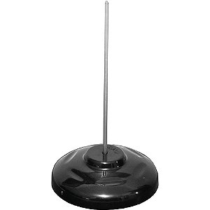Espeto para Papel Metal PRETO/CINZA PCT.C/12