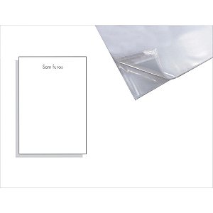 Envelope Plastico sem Furo A4 Medio 0,12 230X310MM PCT.C/100