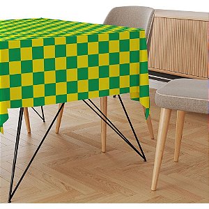 Decoracao Copa do Mundo TNT 1,40M 40G Xadrez Brasil RL-25MTS