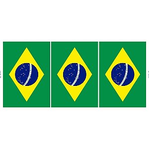 Decoracao Copa do Mundo TNT 1,40M 40G Bandeira Brasil RL-25MTS