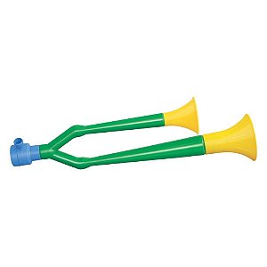 Corneta VD/AM/AZUL Cano Duplo 46CM N.8