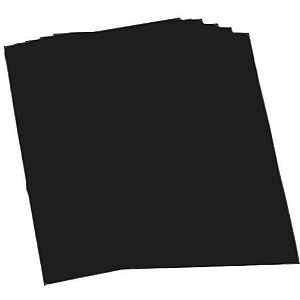 Contra Capa Encadernacao A4 Preta Opaca PCT.C/100