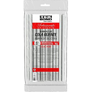 Cola Quente Refil Grossa 1KG.TRANSLUCIDA Pacote