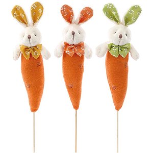 Coelho de Pascoa Cenoura e Coelho Decorado (S)
