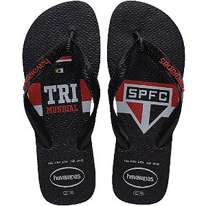 Chinelo Havaianas Masculino TOP Sao Paulo 41/2 Preto PAR