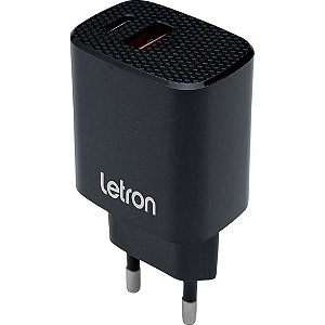 Carregador Celular de Parede 2 Entradas USB-A/C 24W BIV BR