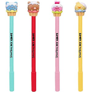 Caneta GEL PET Cakes C/AROMA Baunilha (S) POTE.C/24