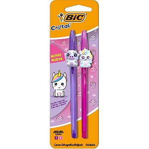 Caneta Esferografica Cristal Fashion Bichinho RS/RX BL.C/02