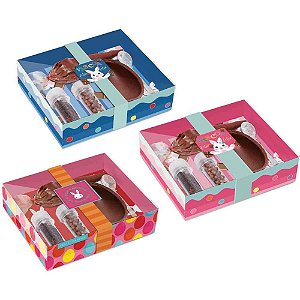 Caixa P/OVO de Pascoa KIT Confeiteiro 100G (S)