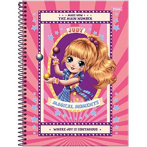 Caderno 01X1 Capa Dura JUDY 80FLS PCT.C/05