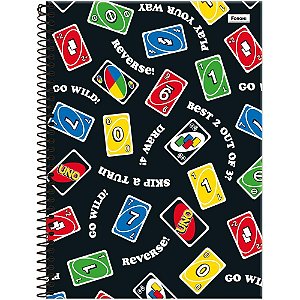 Caderno 10X1 Capa Dura UNO 160FLS PCT.C/04