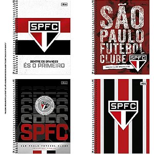 Caderno 01X1 Capa Dura Sao Paulo 80FLS PCT.C/04