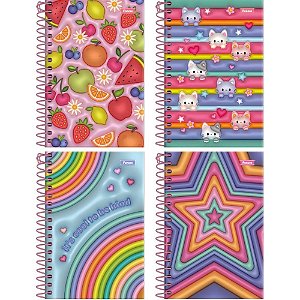 Caderneta Espiral Capa Dura Nicecream 80FLS PCT.C/04