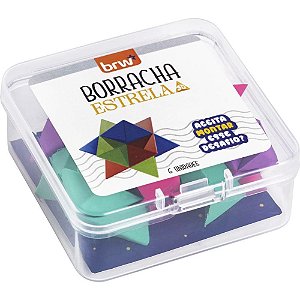 Borracha Decorada Estrela 3D Sortido DP.C/06