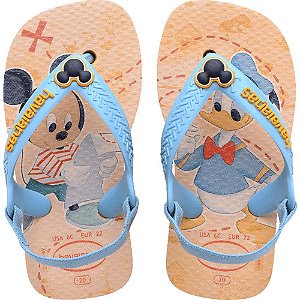 Chinelo Havaianas Infantil BABY Disney Classics 22 Amarel PAR