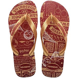 Chinelo Havaianas Licenciado HARRY Potter 41/2 Mogno PAR