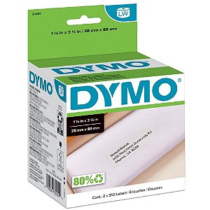 Etiqueta Adesiva Termica DYMO LW 28MMX89MM CX.C/02