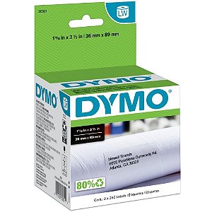 Etiqueta Adesiva Termica DYMO LW 36MMX89MM CX.C/02