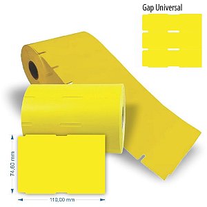 Etiqueta para Marcacao Friso Gondola 110X74,6MM C/100 RL.C/30