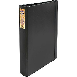 Fichario de PVC Polipropileno Preto