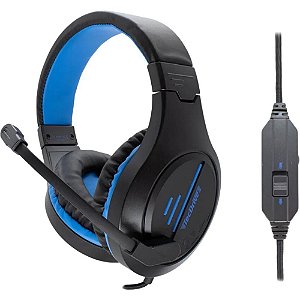 Fone de Ouvido com Microfone Headset Gamer LED 2.2M P2/USB