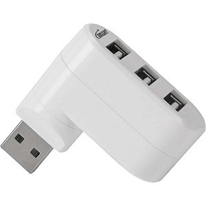 Hub USB 2.0 3 Portas Branco P/NOTE